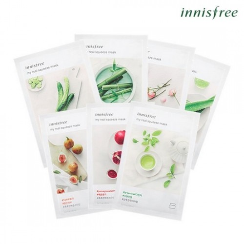 Mặt Nạ Giấy Cao Cấp Innisfree Real Squeeze Mask Hàn Quốc 20 ml