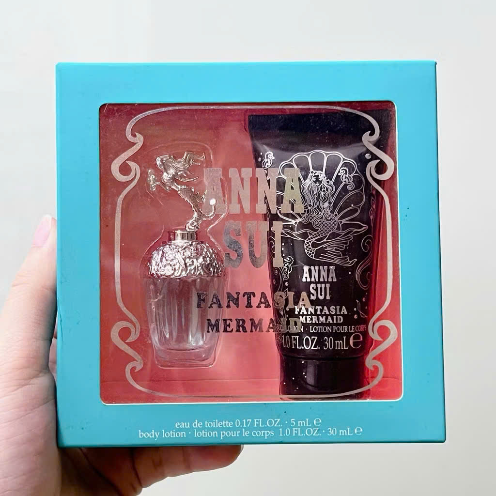 Set Nước hoa và Lotion ANNA SUI Fantasia 5ml