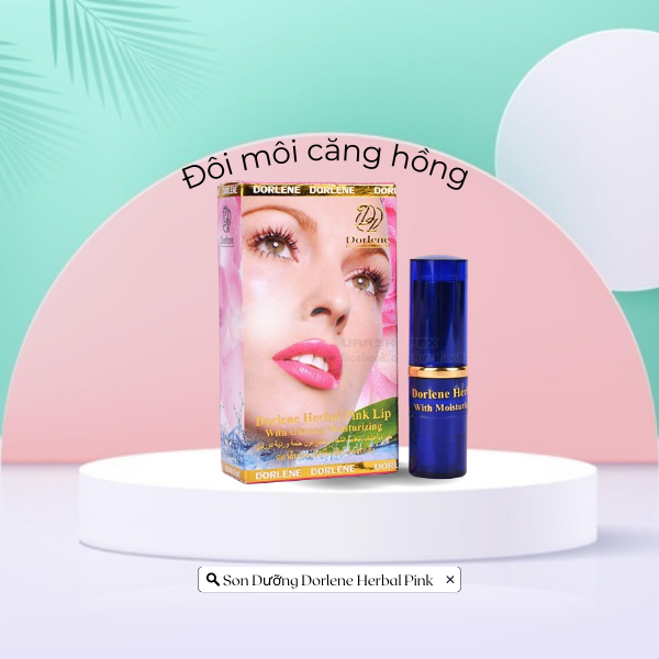 Son dưỡng Dorlene Herbal Pink Lip Thái Lan