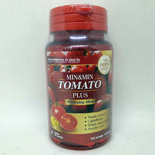 Viên Uống Trắng Da Min & Min Tomato Plus 30 Viên Thái Lan