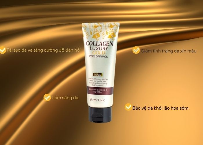 Mặt nạ vàng collagen& Luxury Gold Peel Off Pack Mặt Nạ Dưỡng Da-1