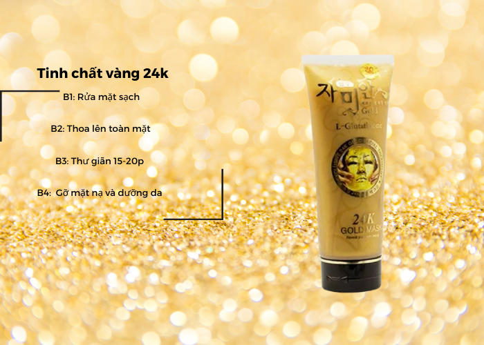 Mặt nạ vàng 24K Gold Mask Hàn Quốc Mặt Nạ Dưỡng Da-1