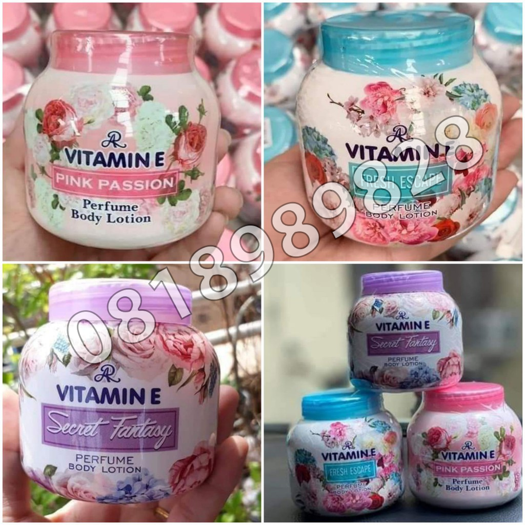 Dưỡng Thể Hương Nước Hoa AR Vitamin E Perfume Body Lotion 200g Thái Lan Dưỡng Da Mặt-1