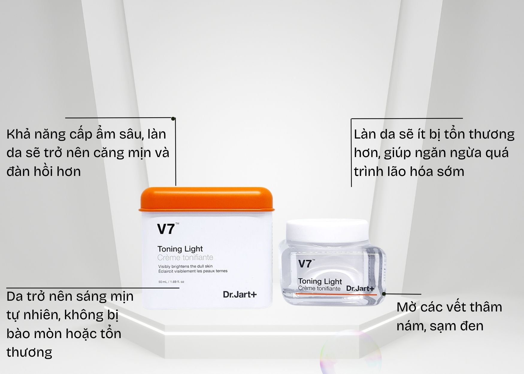 Kem dưỡng trắng da Dr.Jart+ V7 Toning Light Dưỡng Da Mặt-1