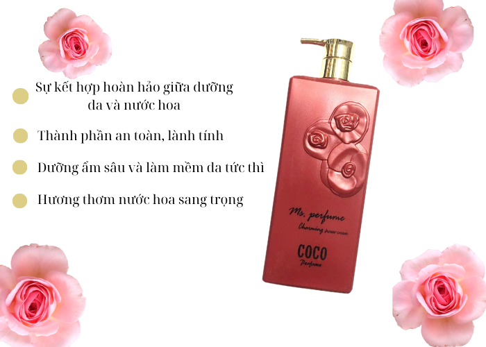 Sữa Tắm Coco Perfume Charming Shower Cream Sữa Tắm Trắng Da-1