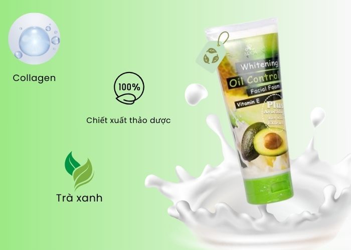 Sữa rửa mặt Whitening Oil Control Sữa Rửa Mặt-1