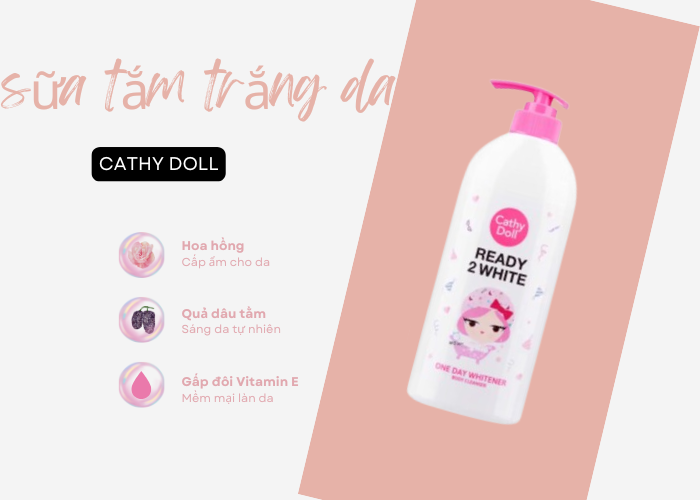 Sữa tắm Cathy Doll Ready 2 White Sữa Tắm Trắng Da-1