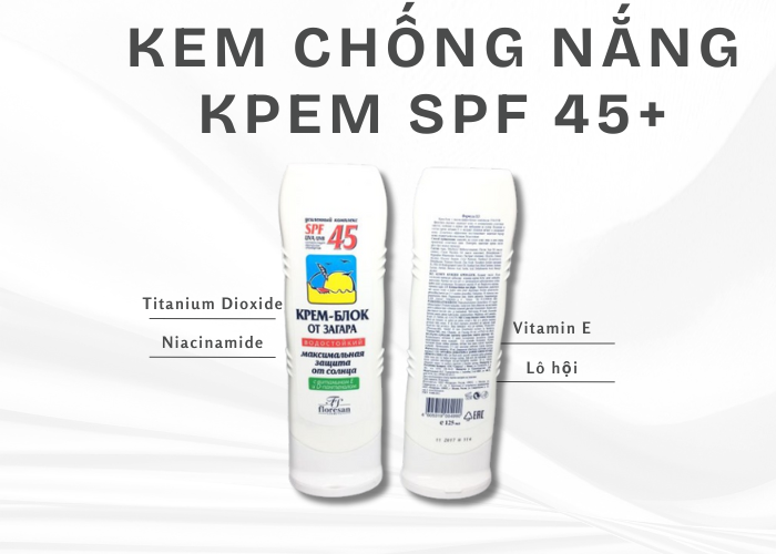 Kem chống nắng Kpem SPF 45 Kem Chống Nắng-1