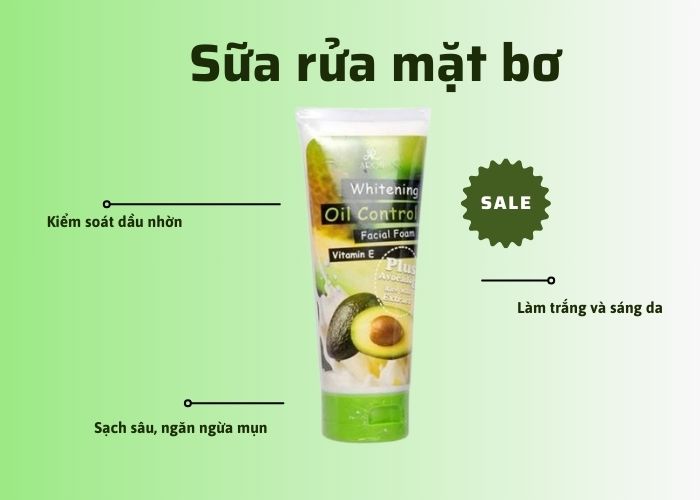 Sữa rửa mặt Whitening Oil Control Sữa Rửa Mặt-1