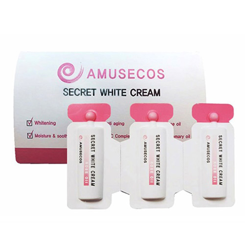 Gel Làm Hồng Và Se Khít Vùng Kín Amusecos Secret White Cream Rose Oil Hàn Quốc