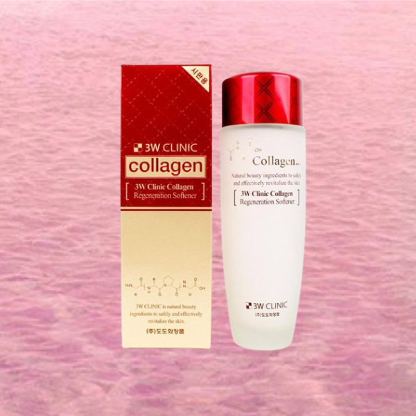 Nước hoa hồng collagen 3W Clinic