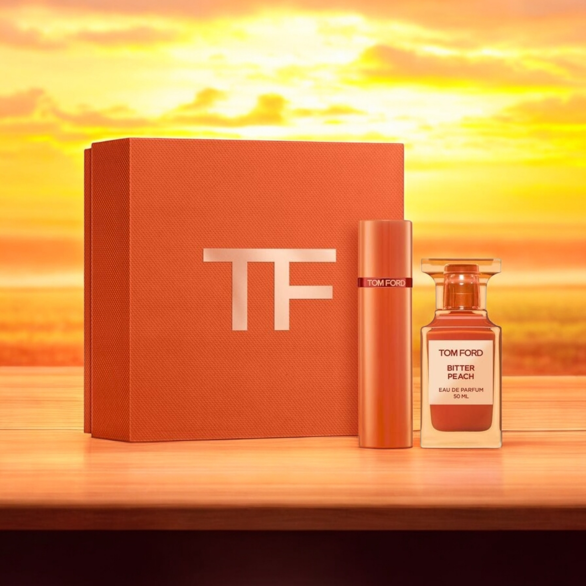 Nước Hoa Tom Ford Bitter Peach EDP - Gồm 50ml + 10ml + BOX