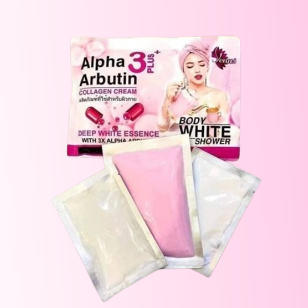 Set tắm ủ trắng Body White Shower Alpha Arbutin