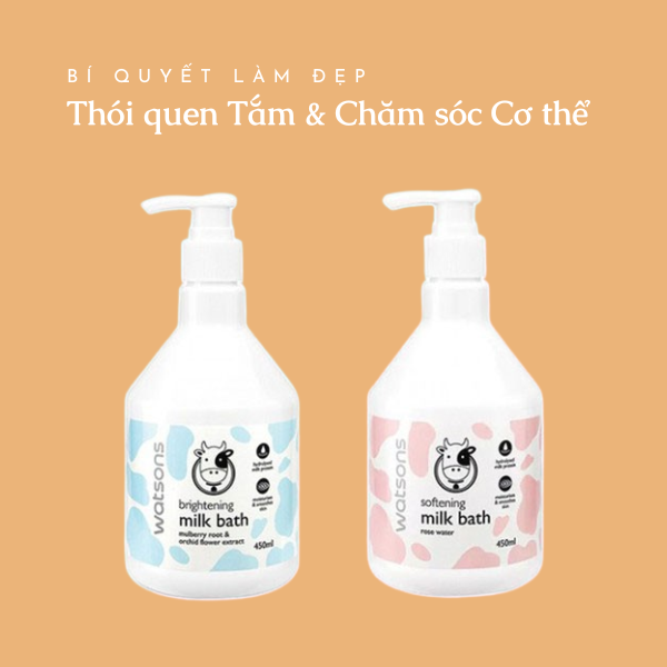 Sữa tắm con bò Watsons Milk Bath-1